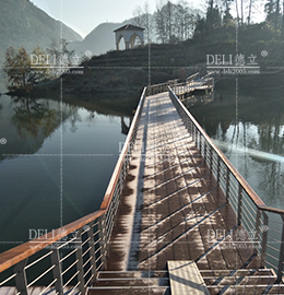 六盤水明硐湖東部國(guó)際城景觀浮橋工程