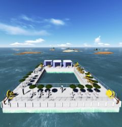 萊蒙水榭灣海上漂浮平臺(tái)設(shè)計(jì)